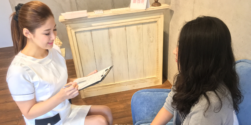 エステティックサロン「HiBICE」です。